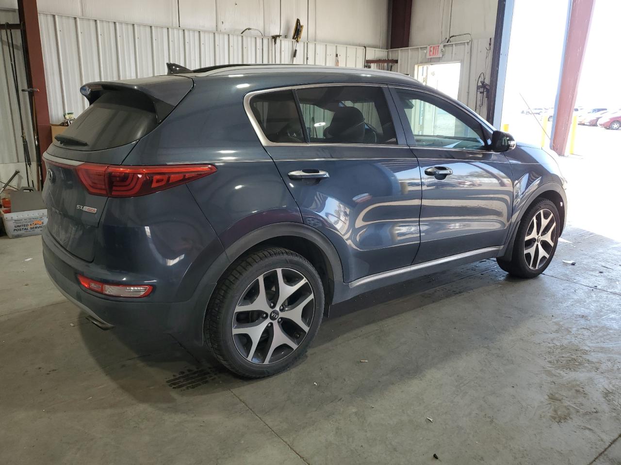 2017 KIA Sportage VIN KNDPRCA67H7161456 Copart auction photo, side / front end damage thumbnail 3
