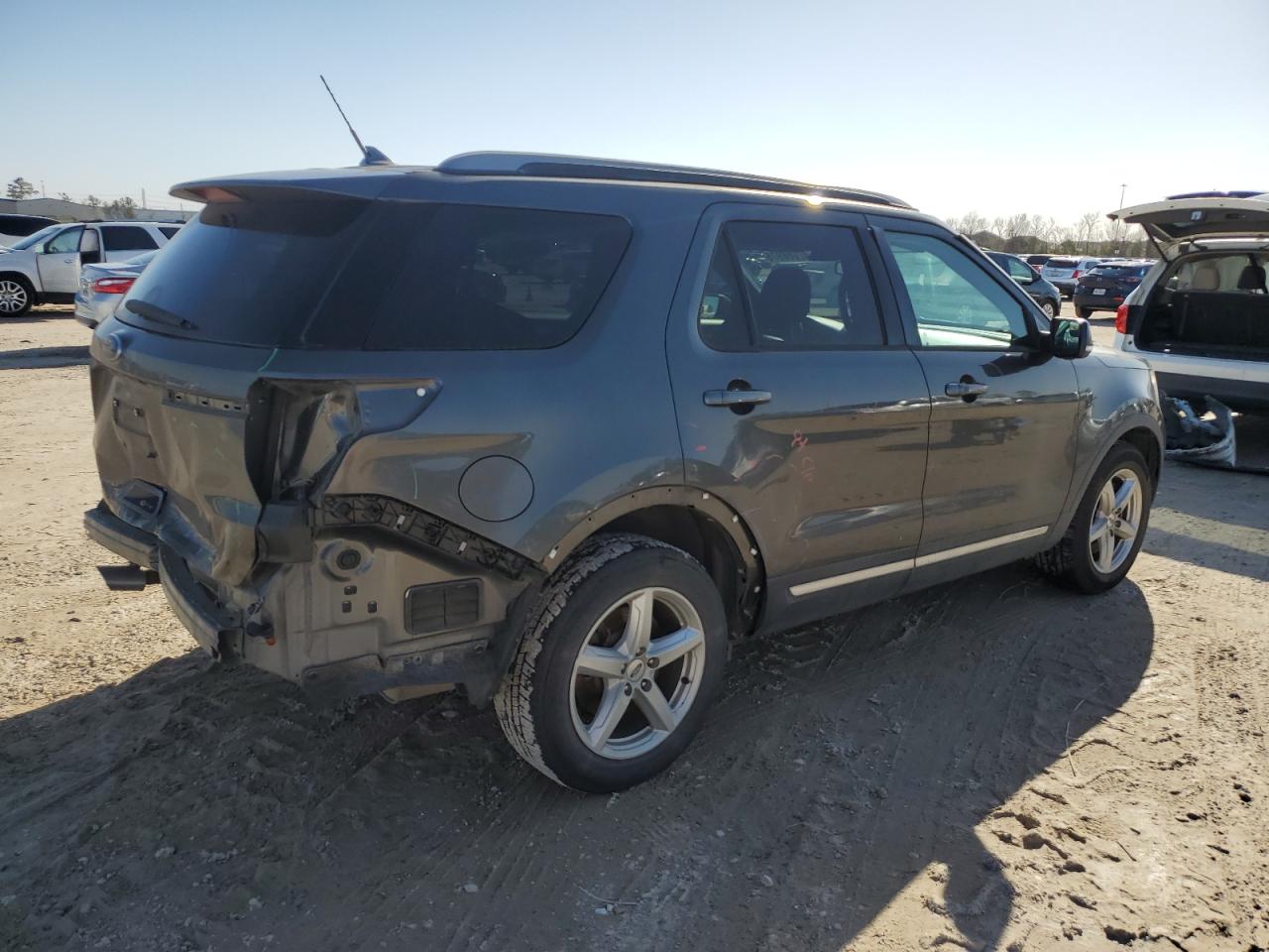 2018 Ford Explorer VIN 1FM5K7D82JGC84938 Copart auction photo, rear end / minor dent/scratches damage thumbnail 3