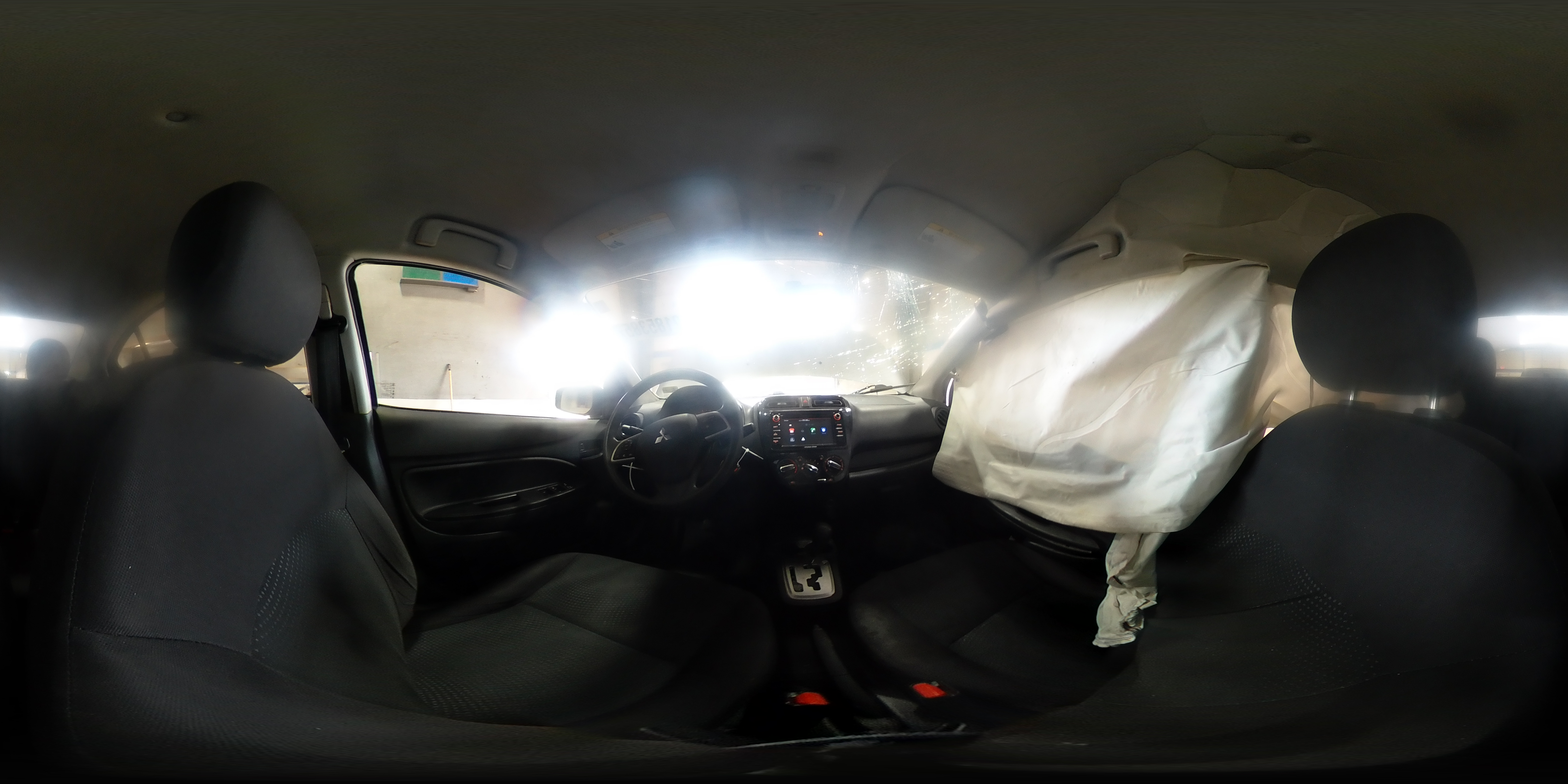 2019 Mitsubishi Mirage VIN ML32F3FJ0KHF14983 Copart auction photo, side damage thumbnail 12