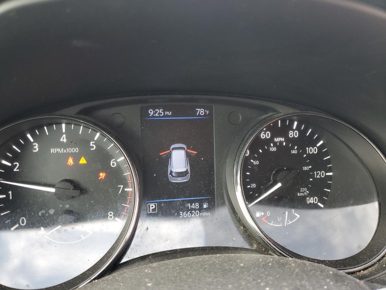 2020 Nissan Rogue VIN 5N1AT2MT7LC802314 Copart auction photo, side damage thumbnail 9