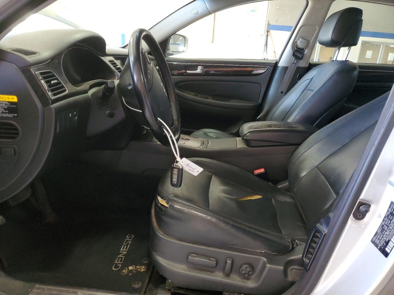 2014 Hyundai Genesis VIN KMHGC4DDXEU263778 Copart auction photo, side damage thumbnail 7