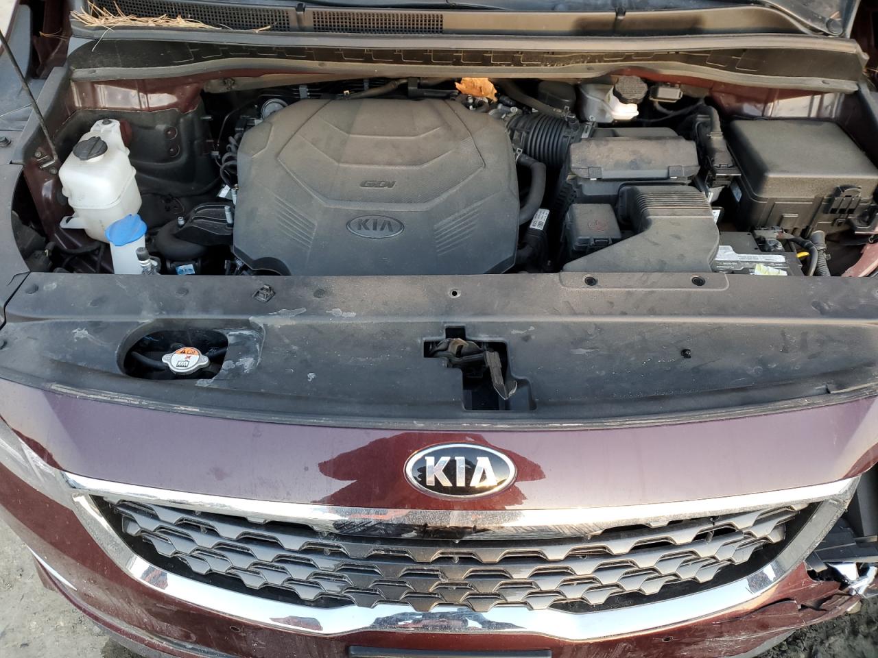 2020 KIA Sedona VIN KNDMB5C1XL6596832 Copart auction photo, side damage thumbnail 12