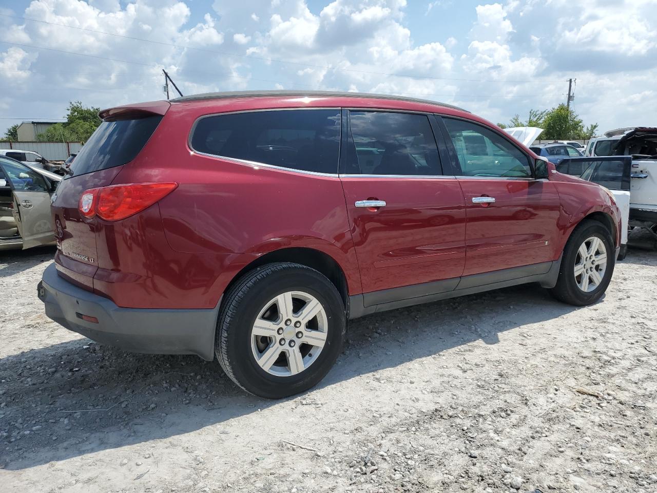 2010 Chevrolet Traverse VIN 1GNLRFED2AS150884 Copart auction photo, side damage thumbnail 3
