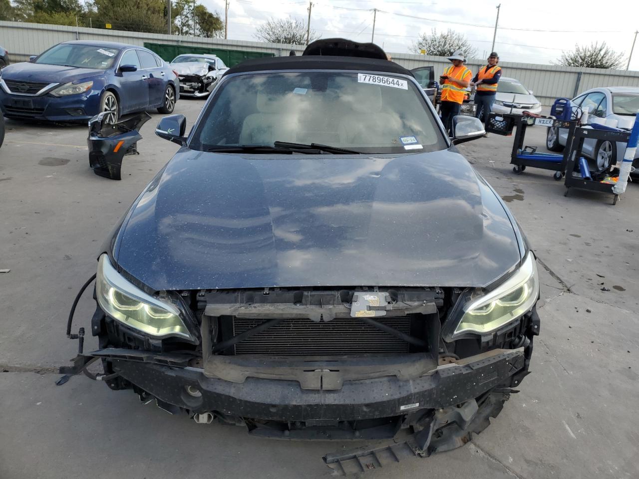 2015 BMW 2er VIN WBA1K5C5XFV473884 Copart auction photo, front end damage thumbnail 5
