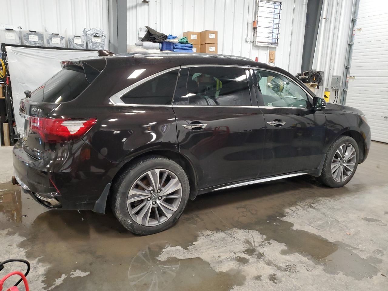 2017 Acura MDX VIN 5FRYD4H07HB505774 Copart auction photo, front end / water/flood damage thumbnail 3