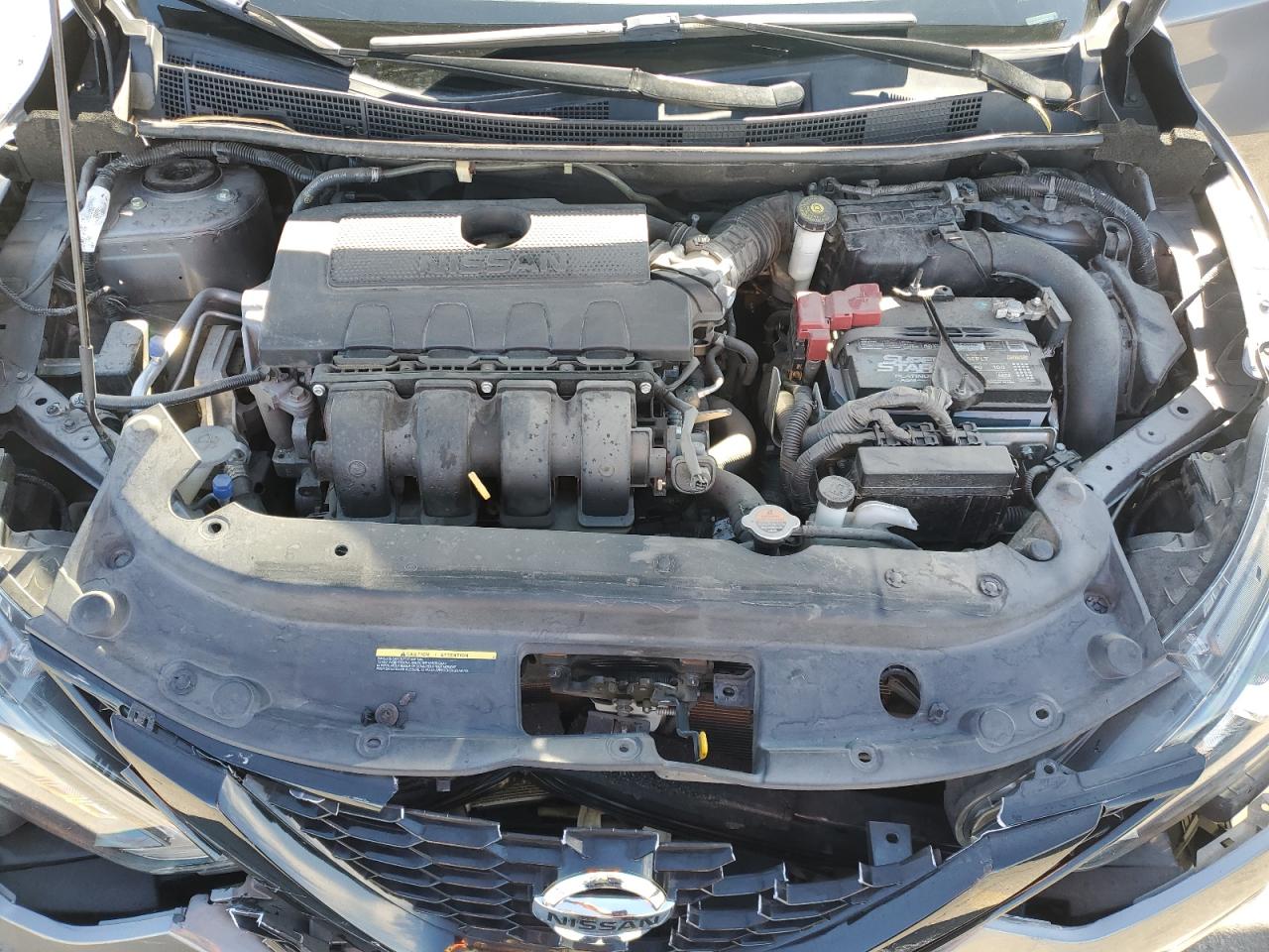 2018 Nissan Sentra VIN 3N1AB7AP6JY320159 Copart auction photo, front end damage thumbnail 12