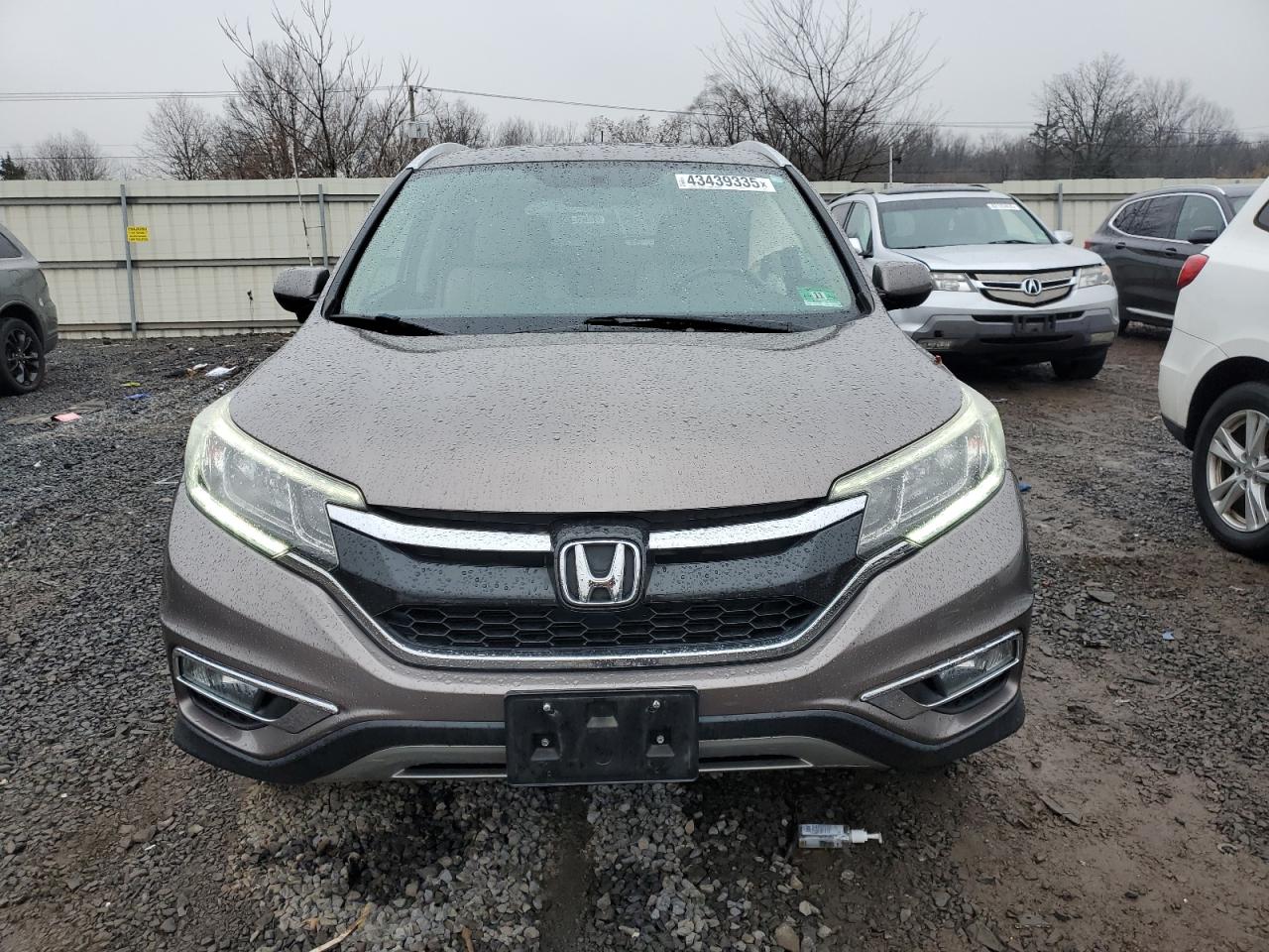 2016 Honda CR-V VIN 5J6RM4H7XGL055451 Copart auction photo, side damage thumbnail 5