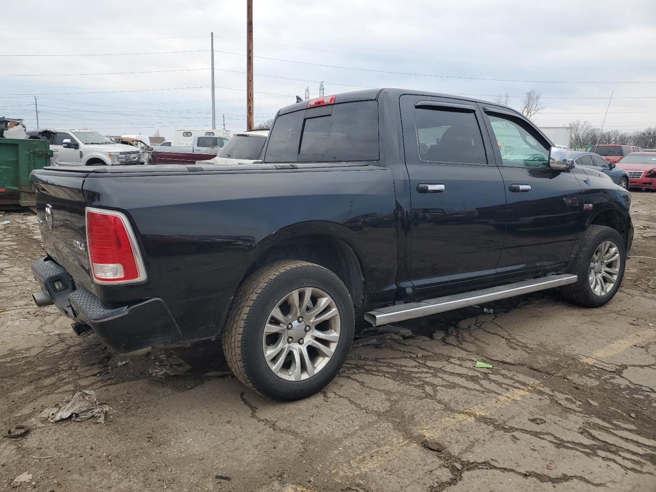 2013 RAM 1500 VIN 1C6RR7PT2DS723372 Copart auction photo, rear end / front end damage thumbnail 3