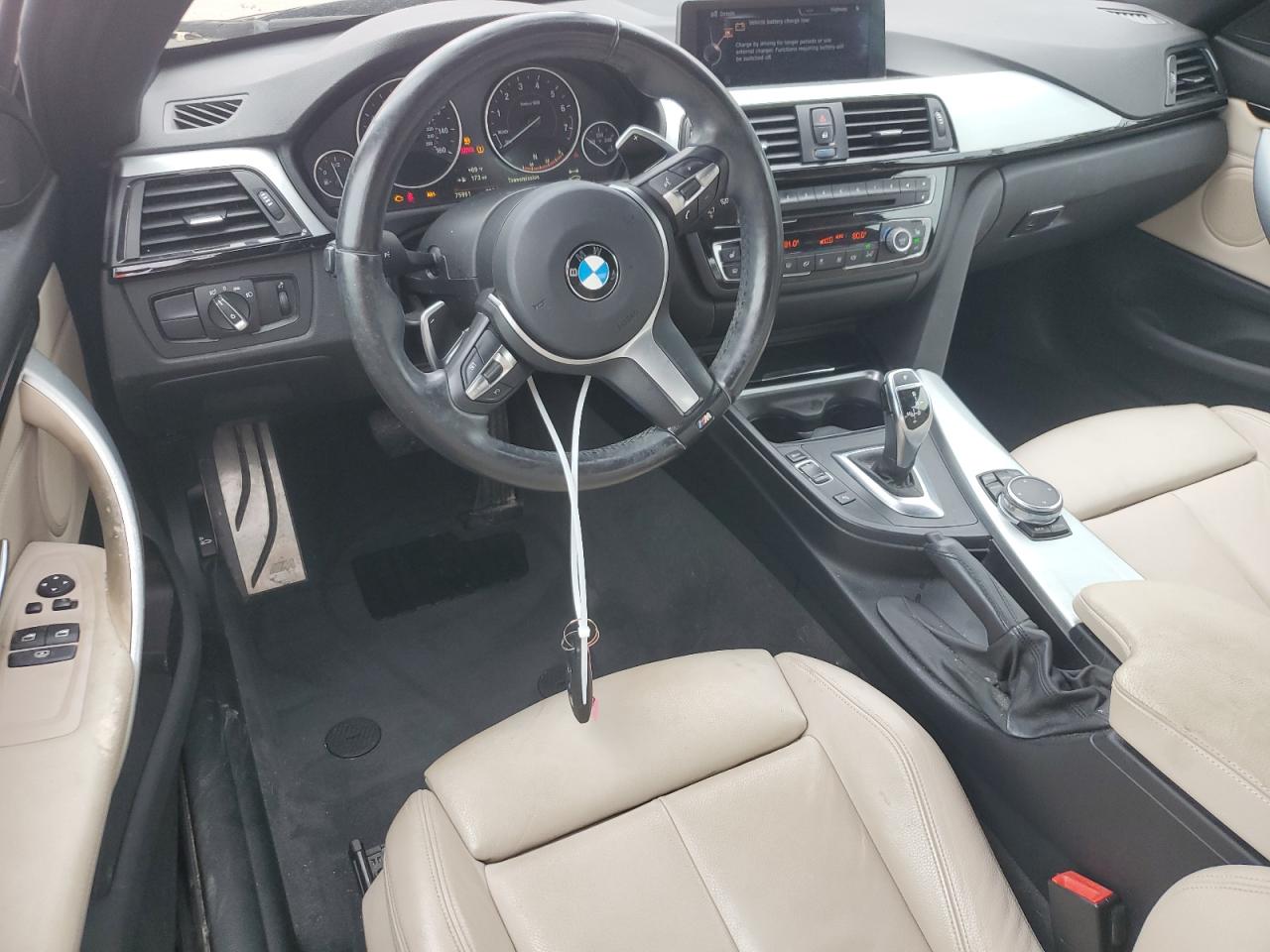 2015 BMW 4er VIN WBA3N5C5XFK484708 Copart auction photo, water/flood / minor dent/scratches damage thumbnail 8