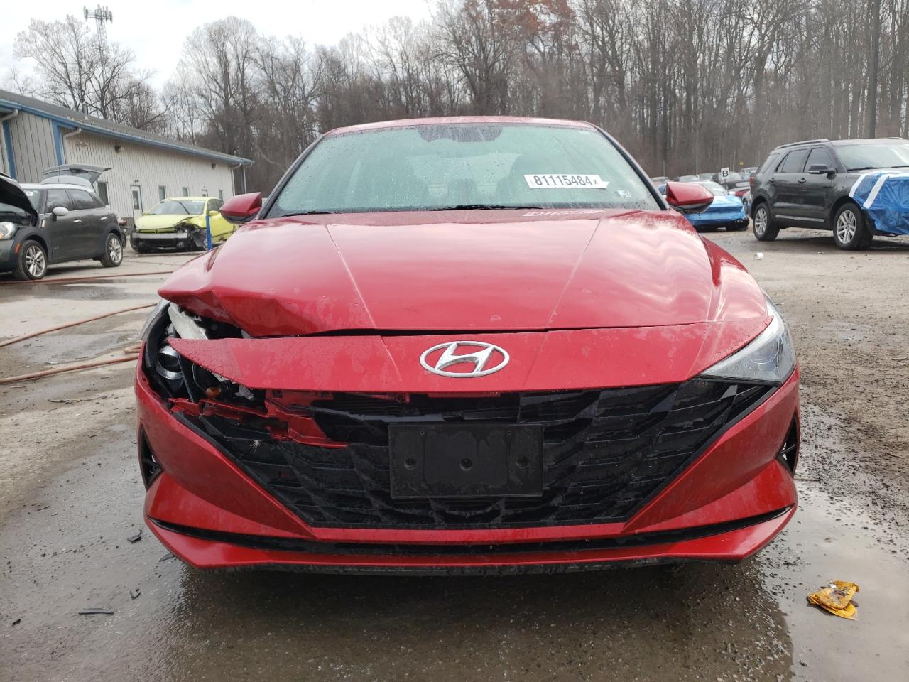 2021 Hyundai Elantra VIN 5NPLL4AG3MH034451 Copart auction photo, front end damage thumbnail 5