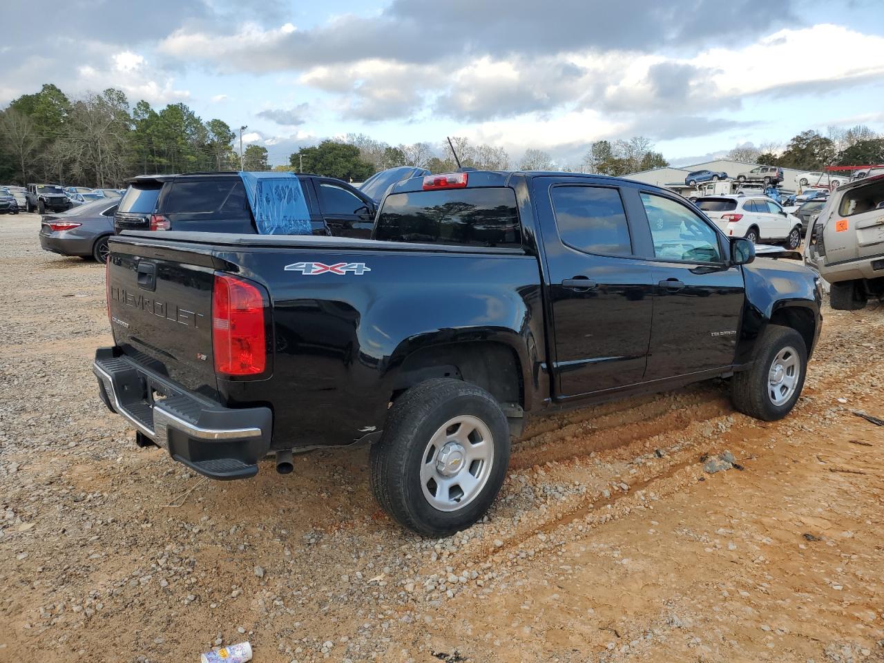 2022 Chevrolet Colorado VIN 1GCGTBEN2N1280723 Copart auction photo, front end / side damage thumbnail 3