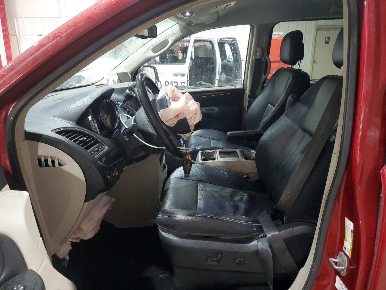 2013 Chrysler Town & Country VIN 2C4RC1BG9DR802265 Copart auction photo, front end damage thumbnail 7