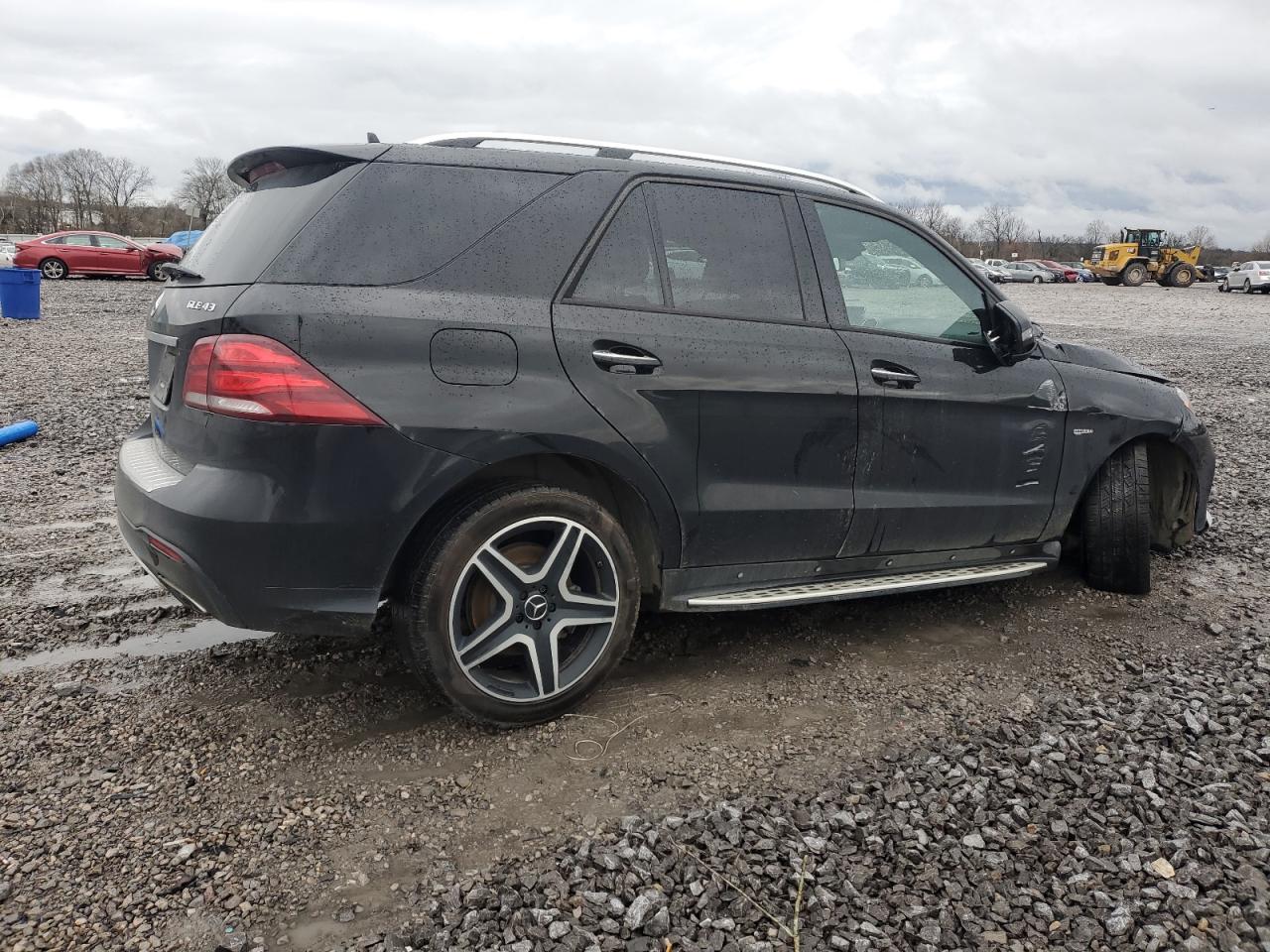 2017 Mercedes-Benz GLE VIN 4JGDA6EB5HA973498 Copart auction photo, front end / side damage thumbnail 3