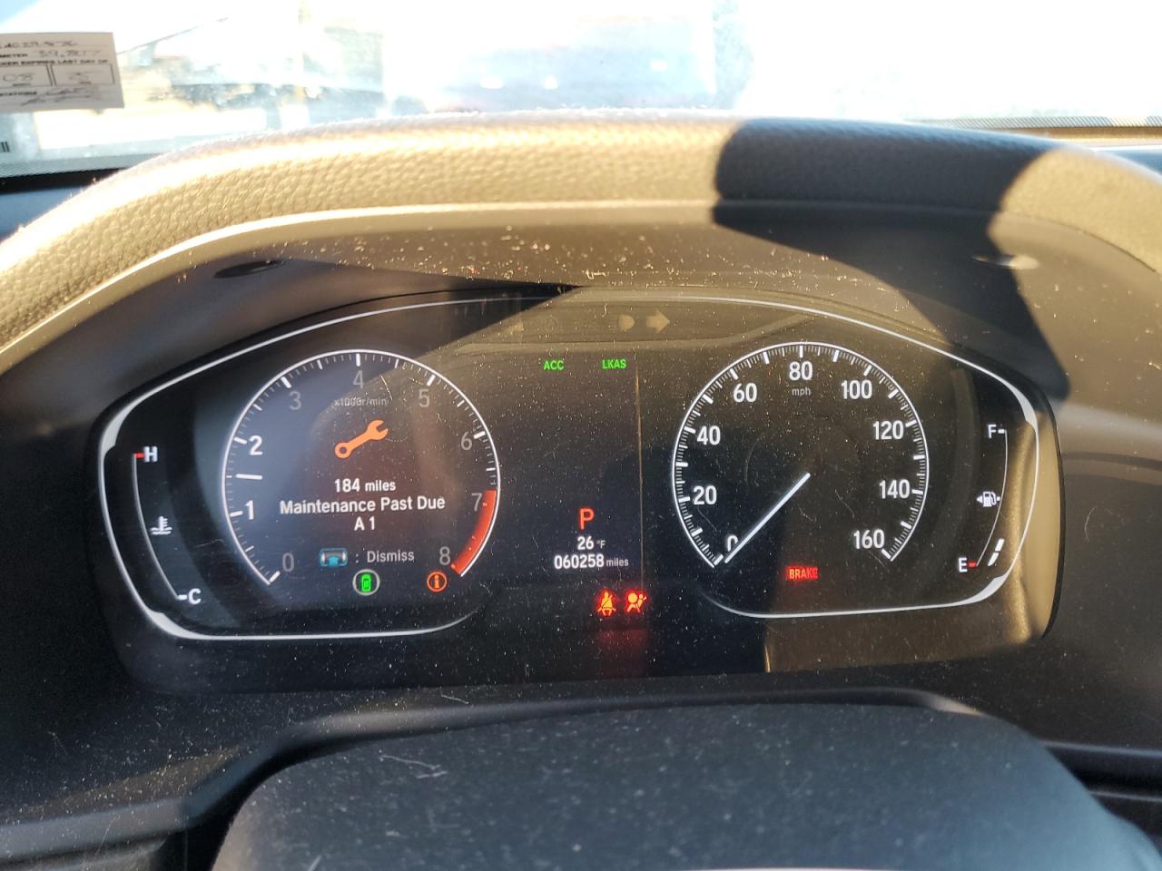 2019 Honda Accord VIN 1HGCV2F91KA029876 Copart auction photo, front end damage thumbnail 9