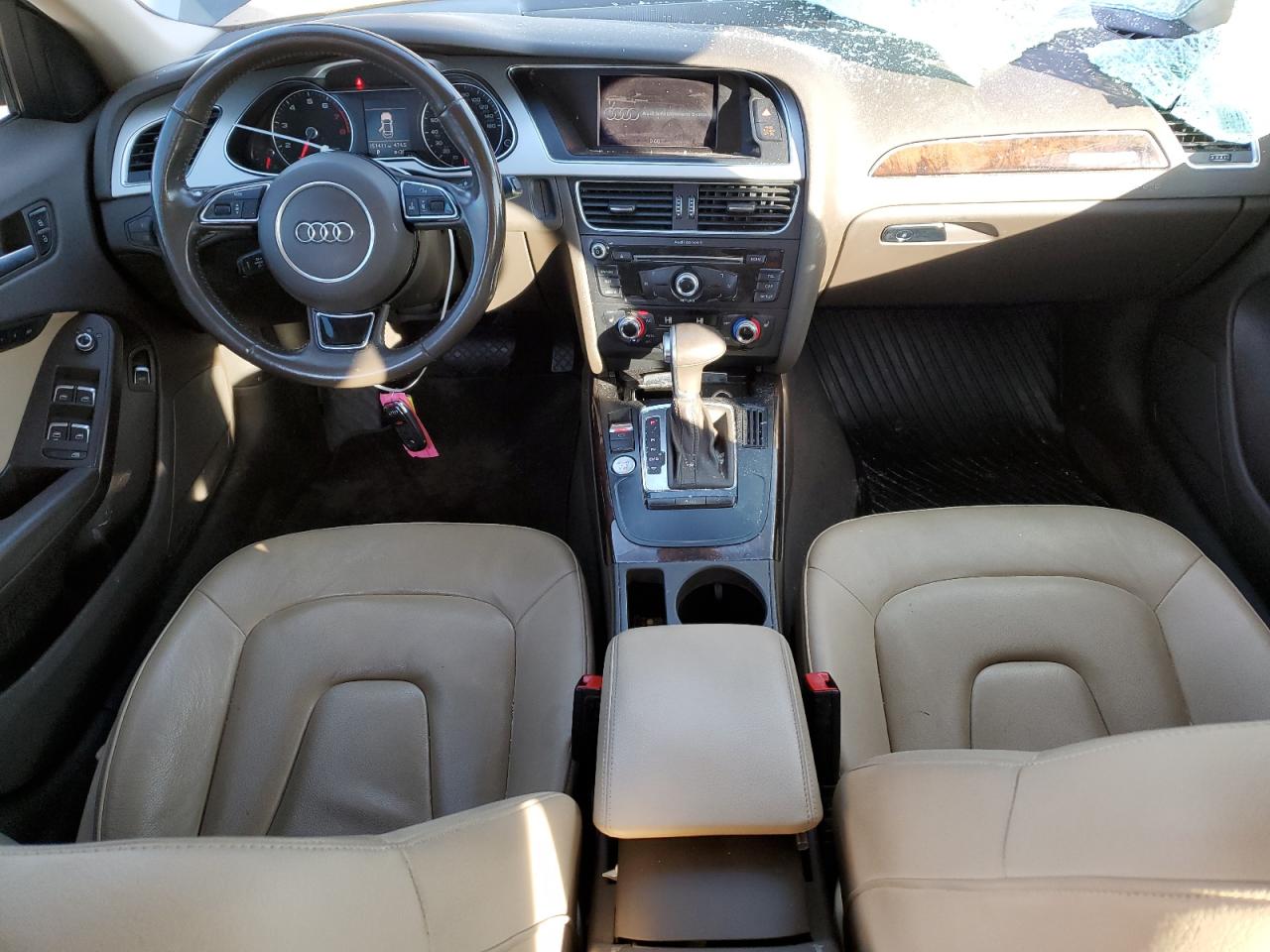 2015 Audi A4 VIN WAUFFAFL4FN033852 Copart auction photo, front end damage thumbnail 8