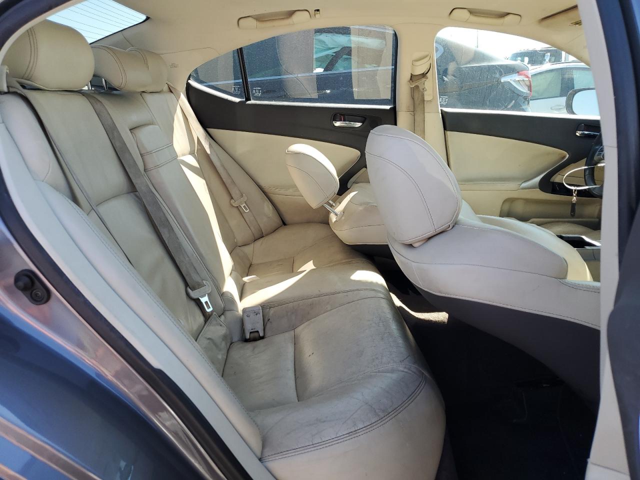 2012 Lexus IS VIN JTHBF5C24C5165573 Copart auction photo, rear end damage thumbnail 10