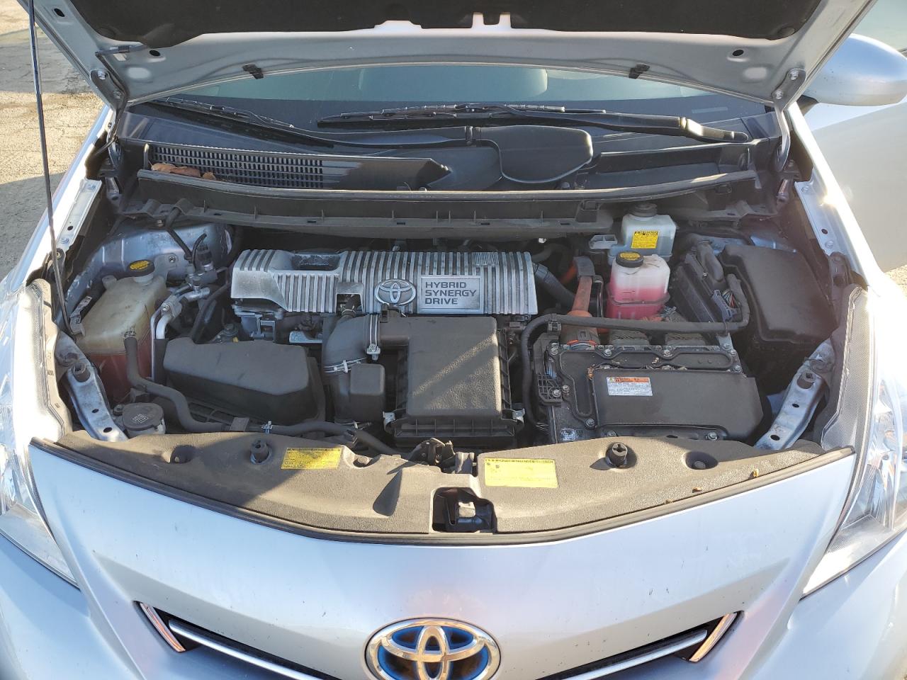 2014 Toyota Prius VIN JTDZN3EU8E3310019 Copart auction photo, side / rear end damage thumbnail 13