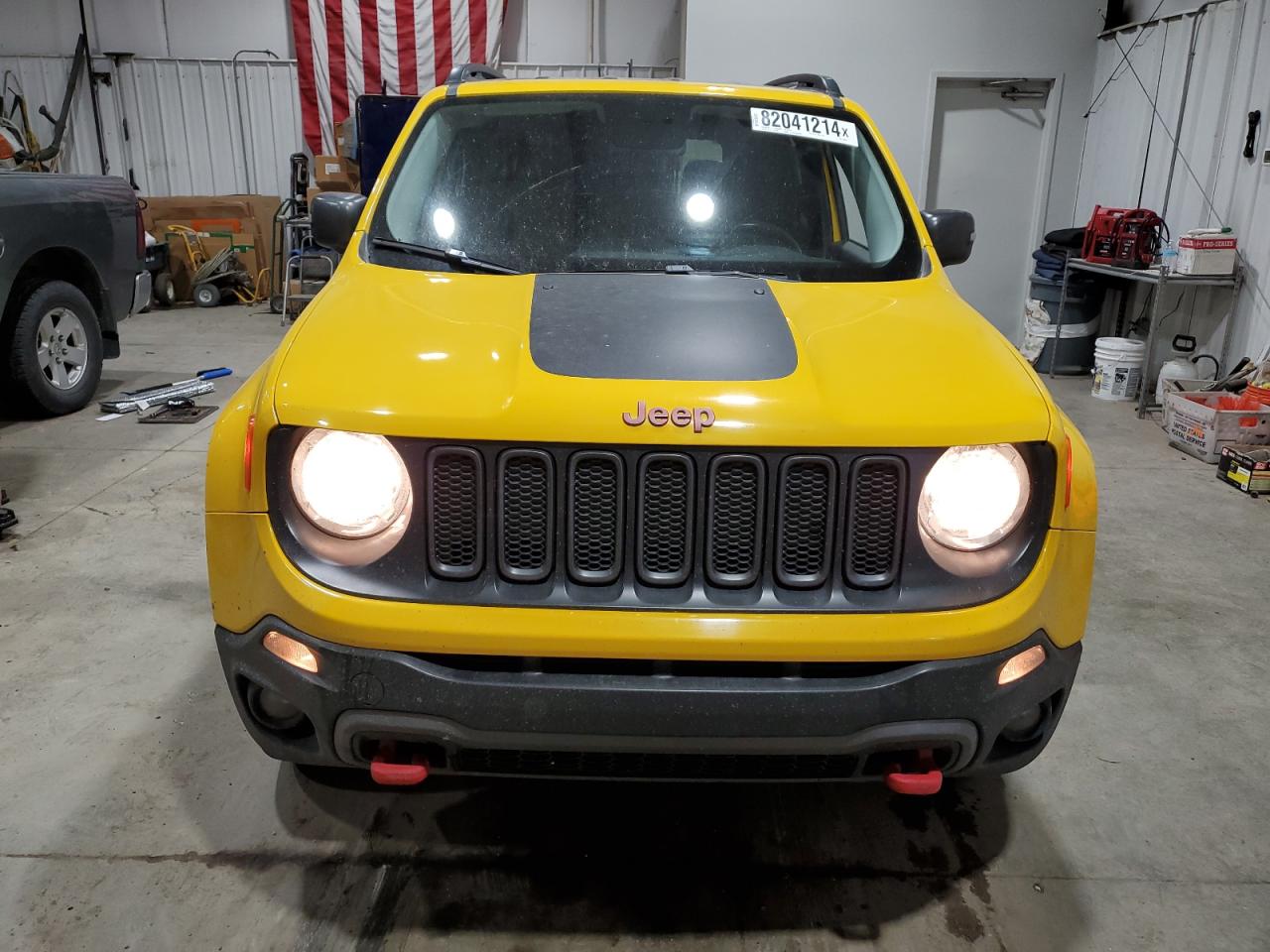 2017 Jeep Renegade VIN ZACCJBCB8HPG00077 Copart auction photo, rear end damage thumbnail 5