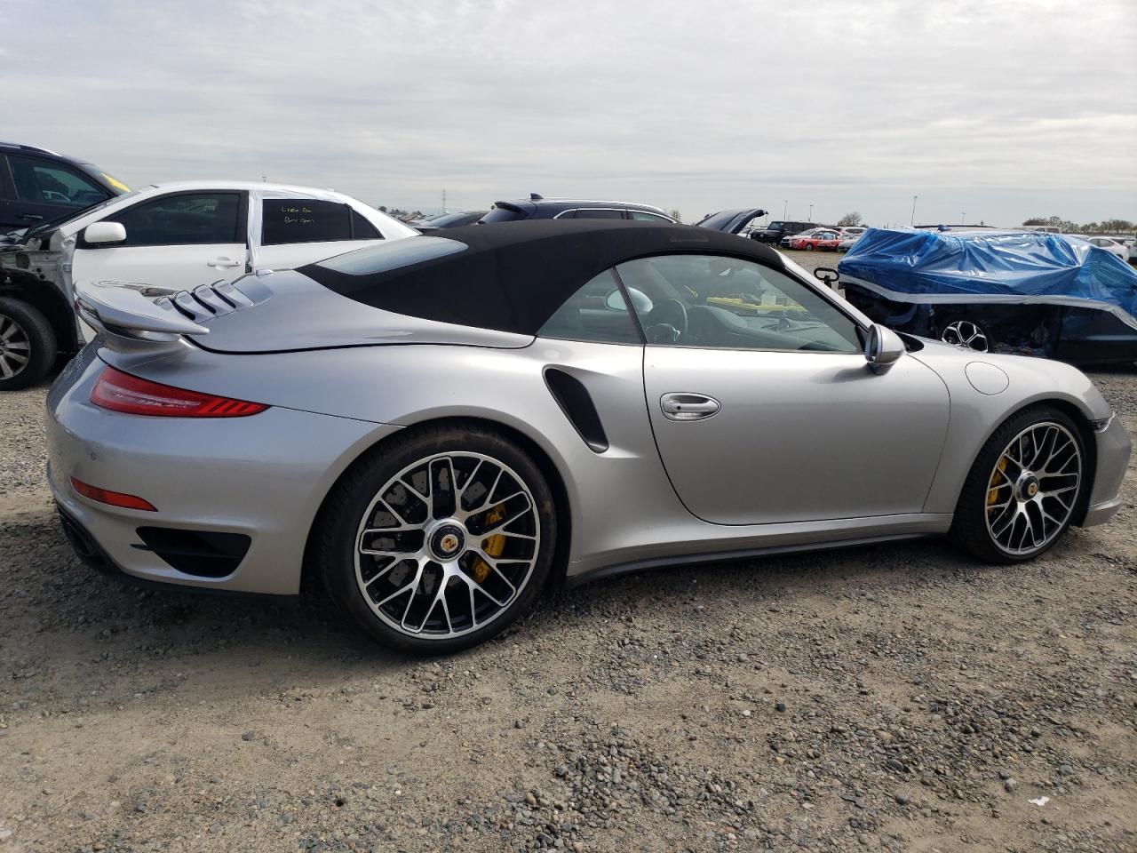 2014 Porsche 911 VIN WP0CD2A91ES173337 Copart auction photo, front end / damage history damage thumbnail 3