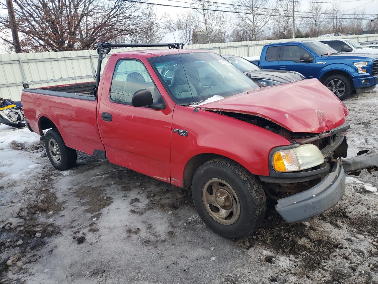 2003 Ford F-150 VIN 2FTRF17263CB15184 Copart auction photo, front end damage thumbnail 4