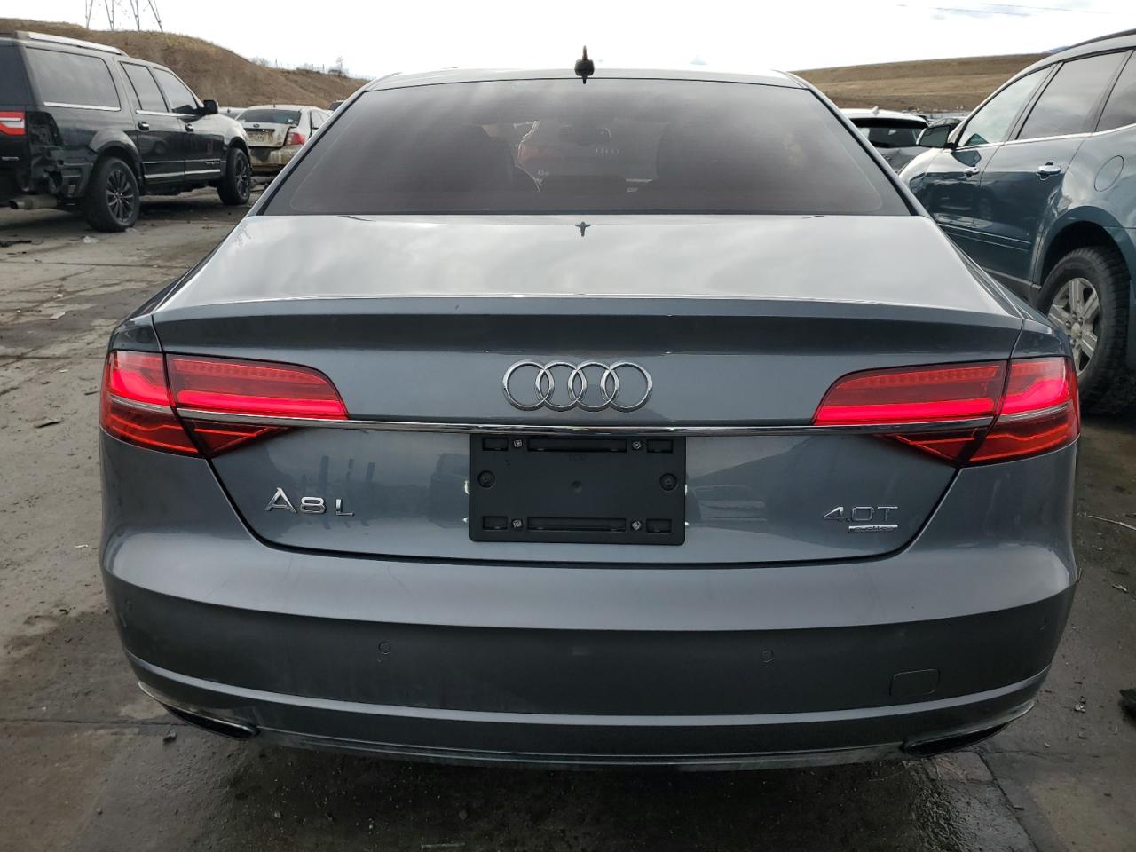 2016 Audi A8 VIN WAU43AFD1GN019272 Copart auction photo, front end damage thumbnail 6
