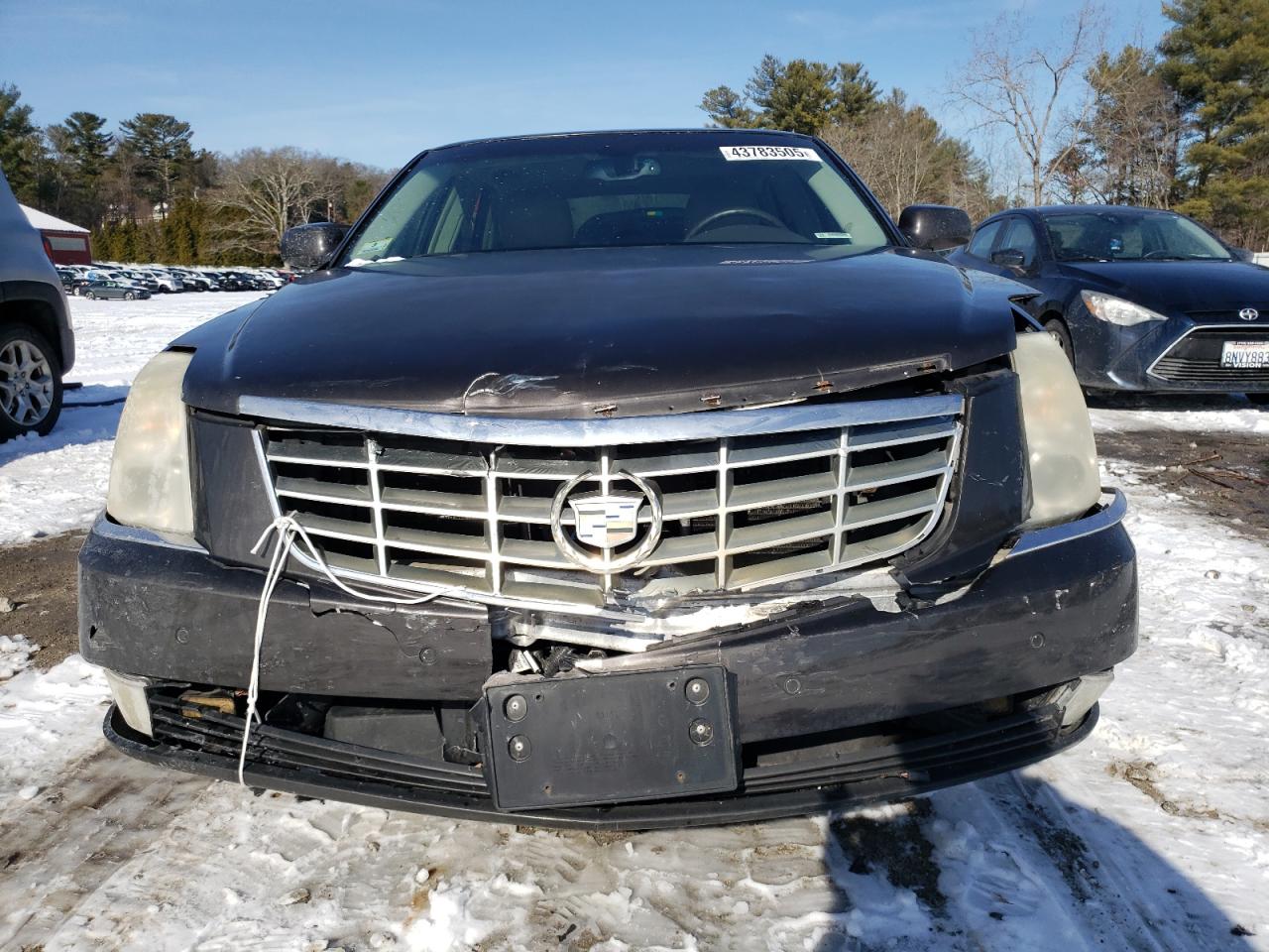 2009 Cadillac DTS VIN 1G6KD57Y49U124075 Copart auction photo, front end / mechanical damage thumbnail 5