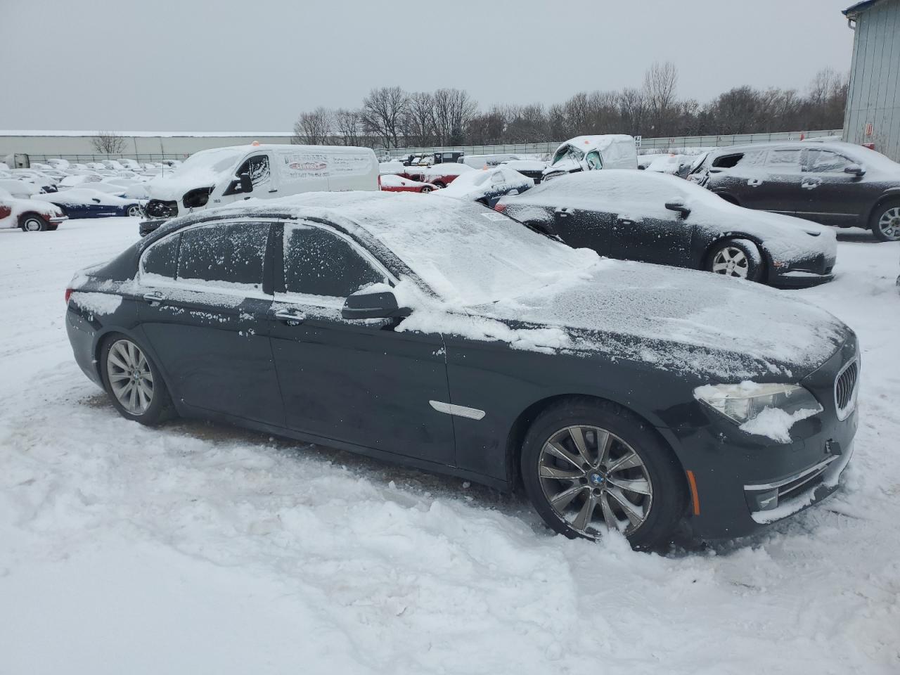 2013 BMW 7er VIN WBAYE8C53DDE22367 Copart auction photo, mechanical damage thumbnail 4