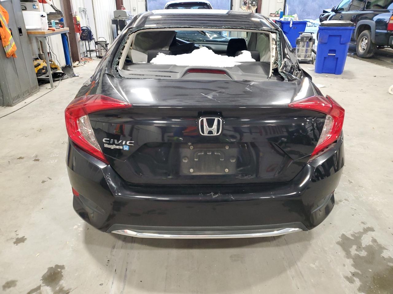2020 Honda Civic VIN 2HGFC2F60LH504185 Copart auction photo, front end / rear end damage thumbnail 6