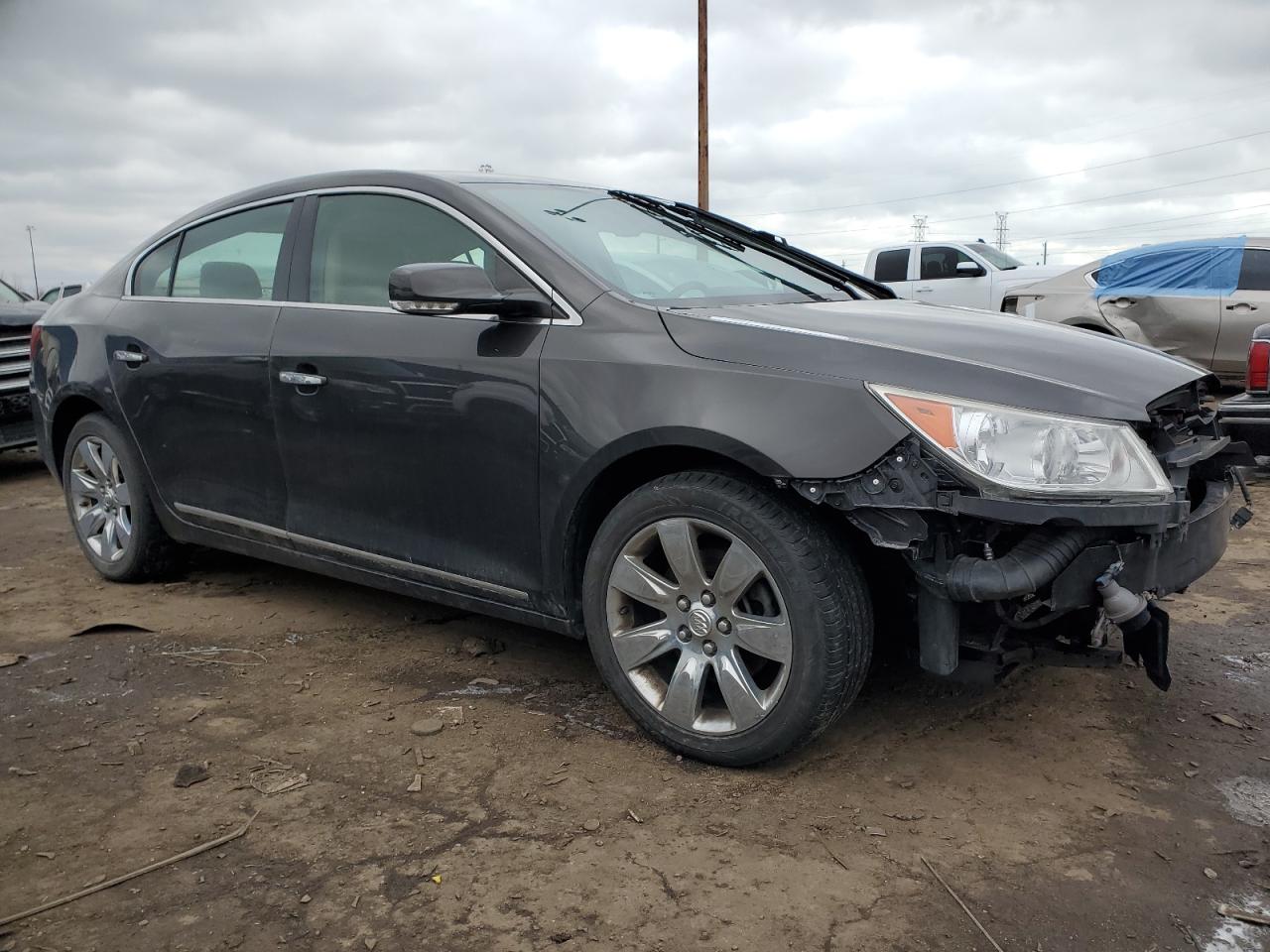 2013 Buick LaCrosse VIN 1G4GF5E34DF198173 Copart auction photo, front end damage thumbnail 4