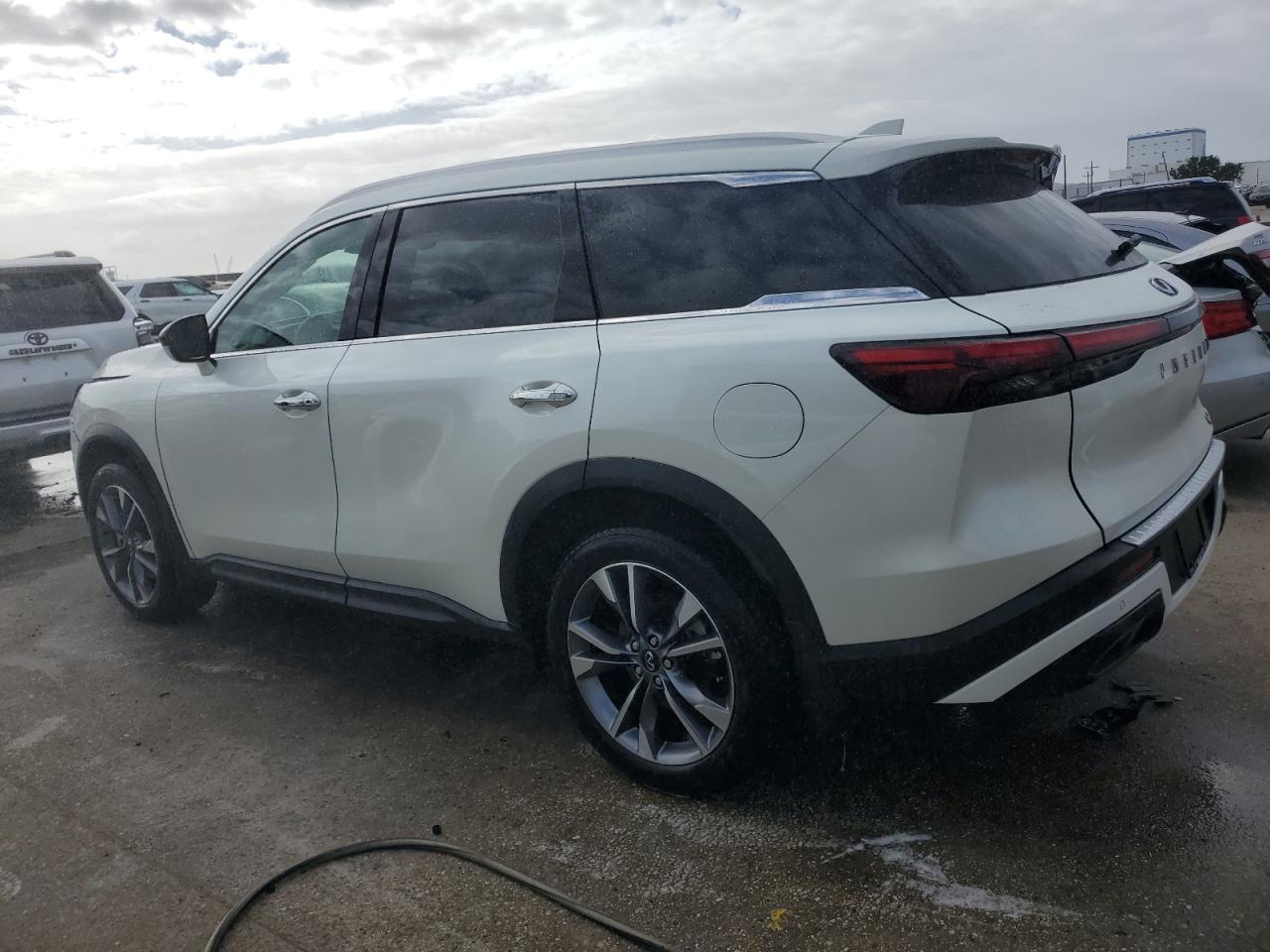 2024 Infiniti QX60 VIN 5N1DL1FR6RC345884 Copart auction photo, front end damage thumbnail 2