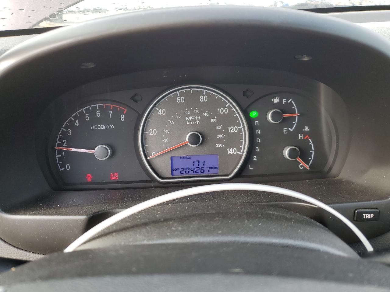2007 Hyundai Elantra VIN KMHDU46D37U091898 Copart auction photo, front end / side damage thumbnail 9