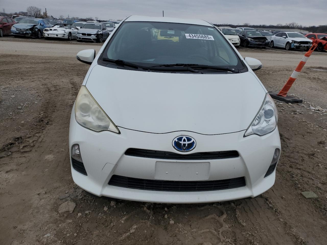 2012 Toyota Prius VIN JTDKDTB3XC1006053 Copart auction photo, side damage thumbnail 5
