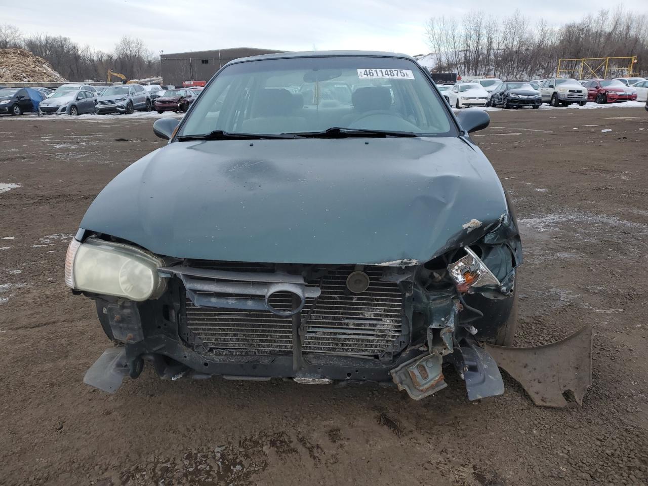 2001 Toyota Corolla VIN 2T1BR12E41C514695 Copart auction photo, front end damage thumbnail 5