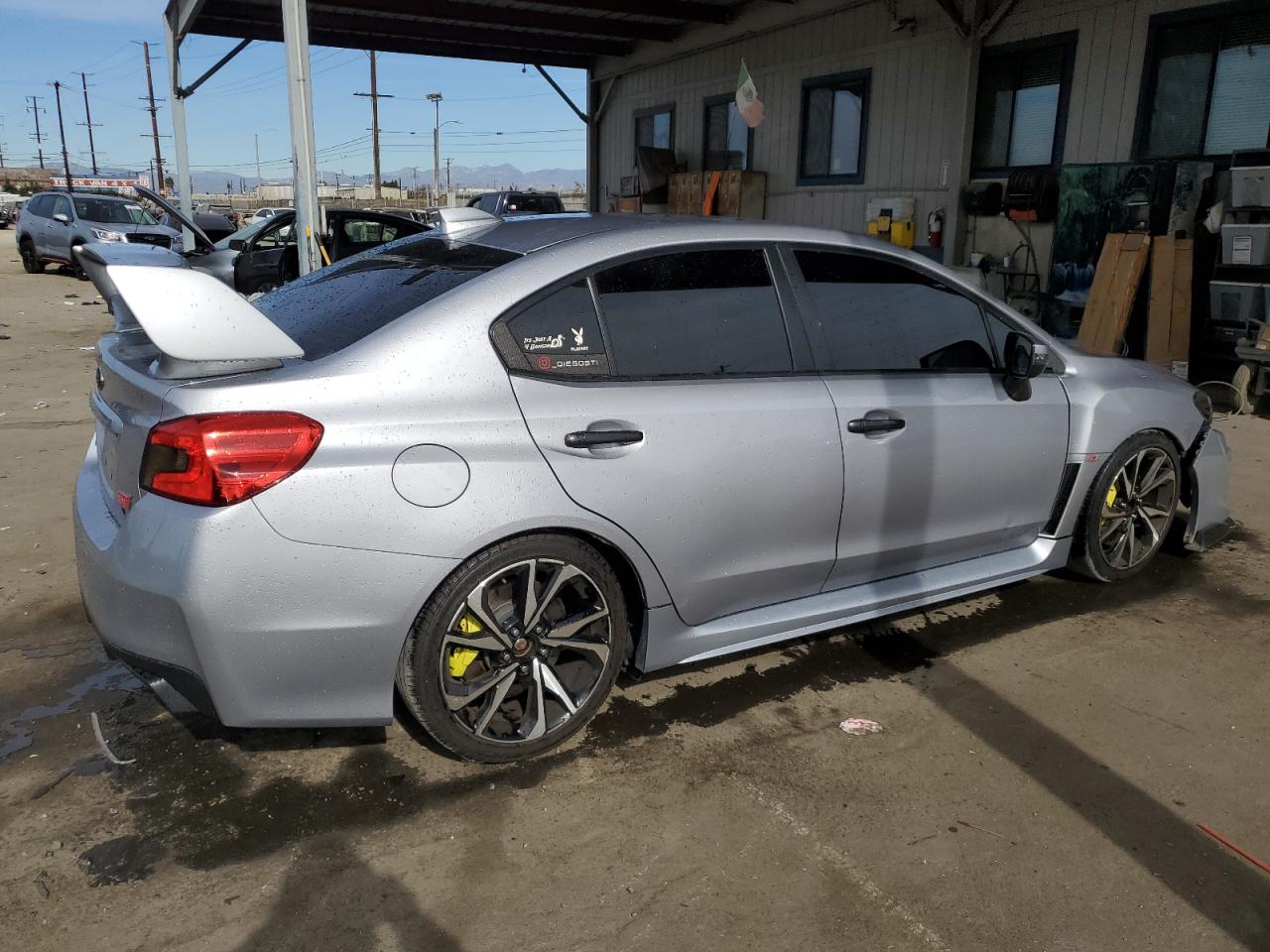 2020 Subaru WRX VIN JF1VA2S6XL9820396 Copart auction photo, front end / rear end damage thumbnail 3
