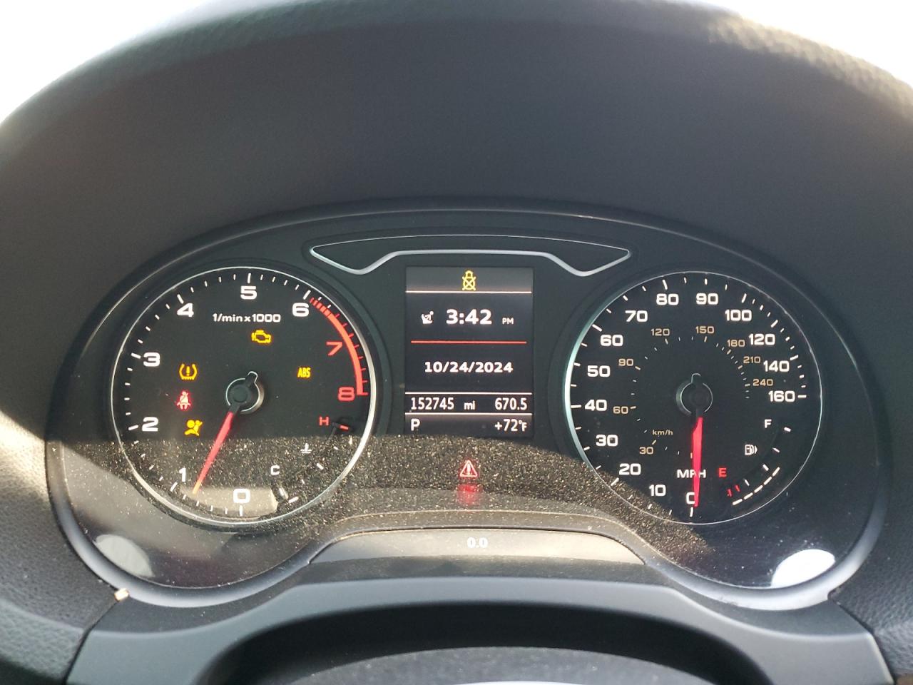 2015 Audi A3 VIN WAUEFGFF3F1006657 Copart auction photo, front end damage thumbnail 9