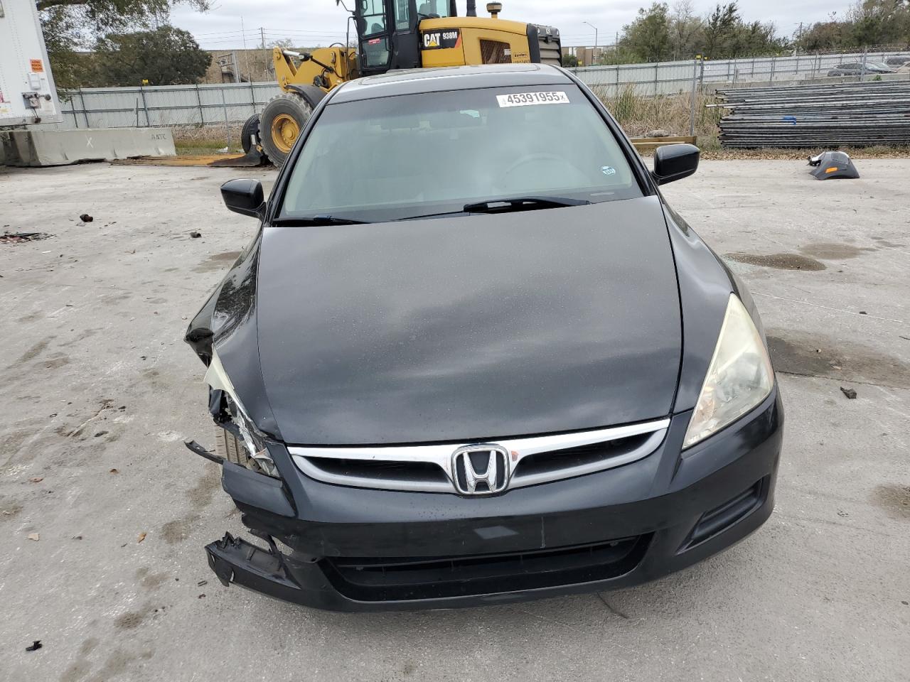 2007 Honda Accord VIN 1HGCM56797A225333 Copart auction photo, front end / side damage thumbnail 5