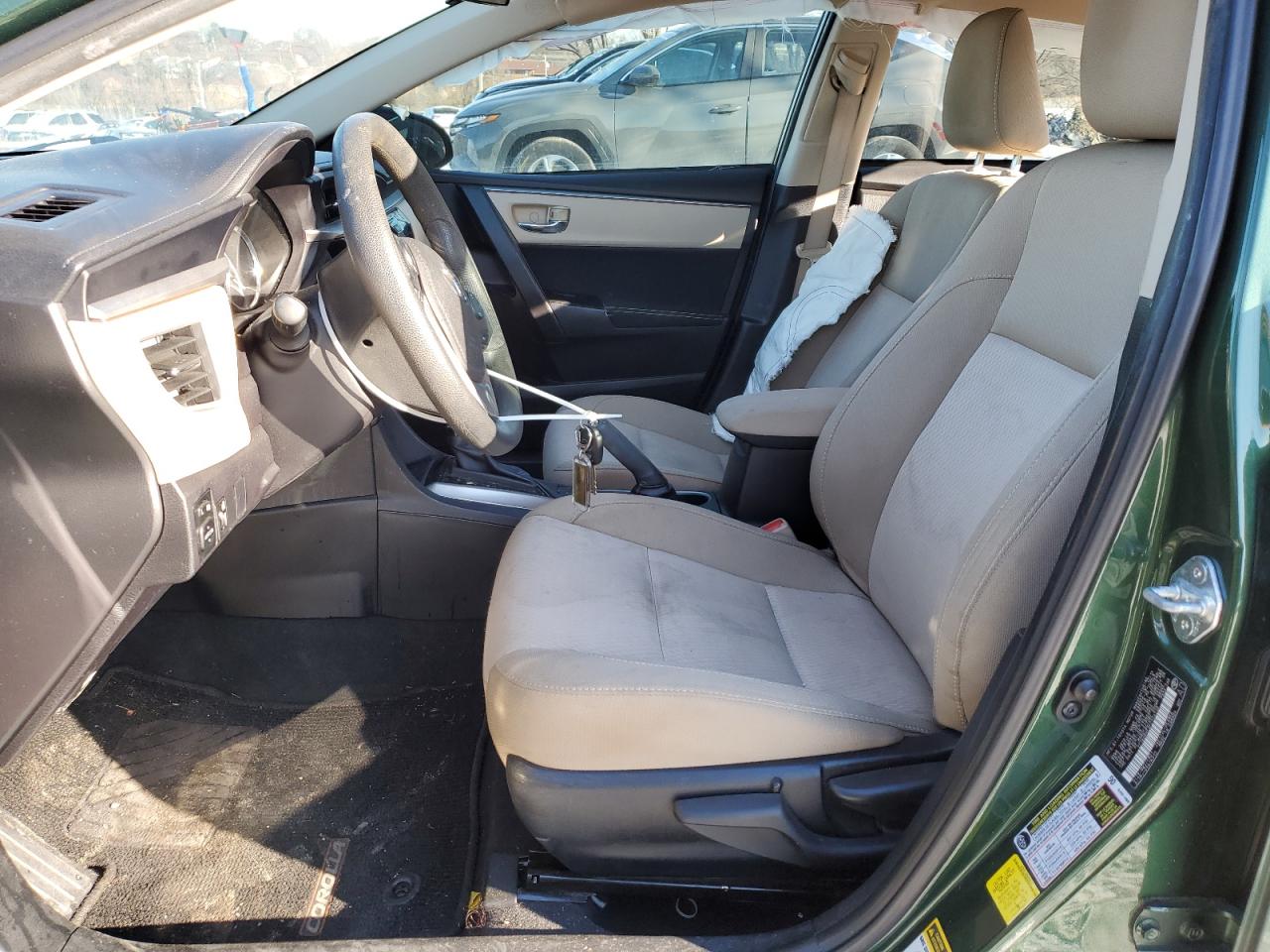 2015 Toyota Corolla VIN 2T1BURHE9FC324239 Copart auction photo, all over damage thumbnail 7