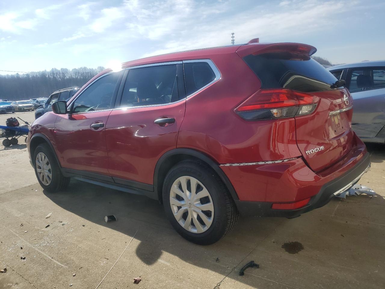 2017 Nissan Rogue VIN JN8AT2MV1HW260711 Copart auction photo, rear end damage thumbnail 2