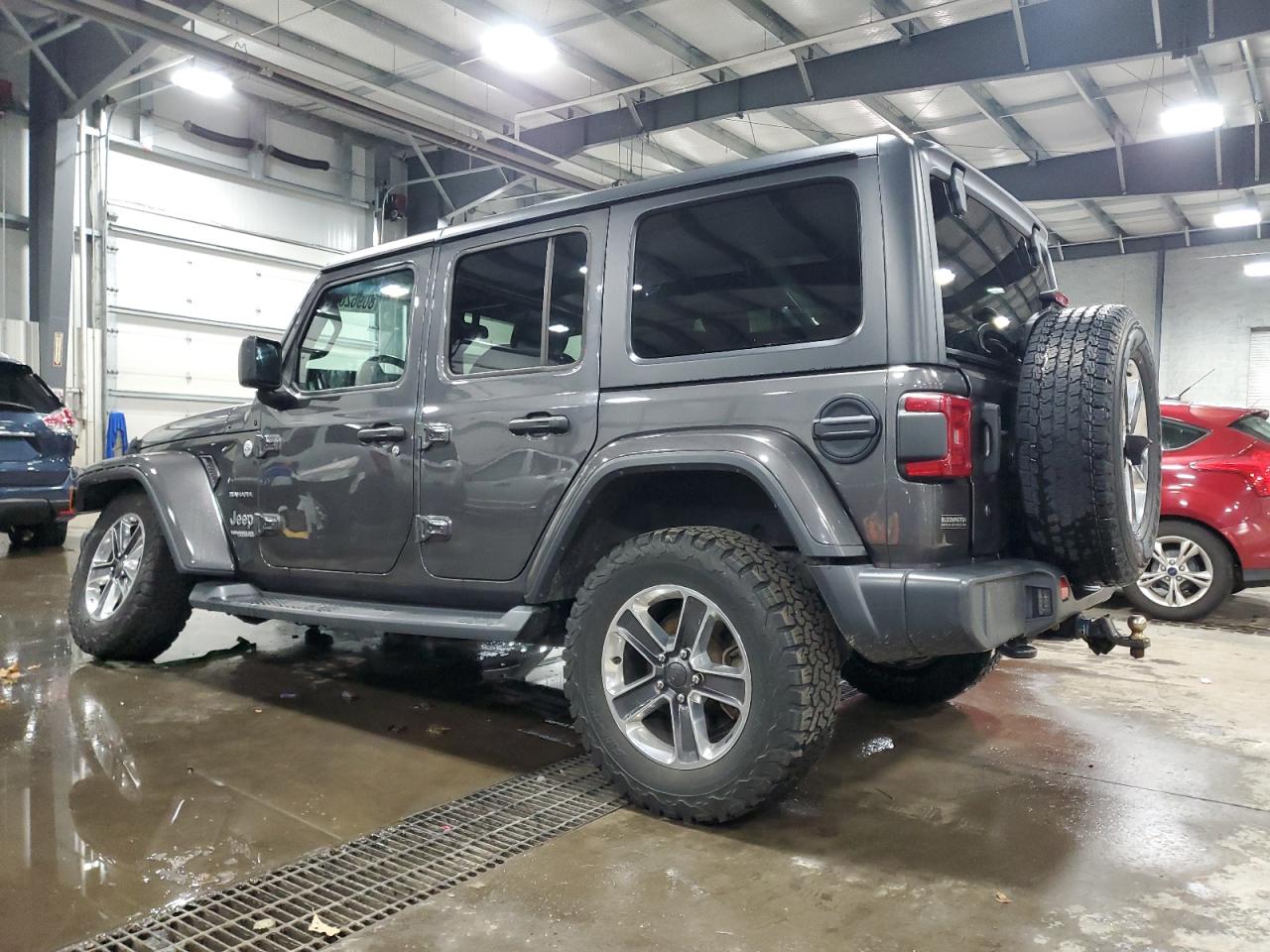 2018 Jeep Wrangler VIN 1C4HJXEN3JW224696 Copart auction photo, front end damage thumbnail 2
