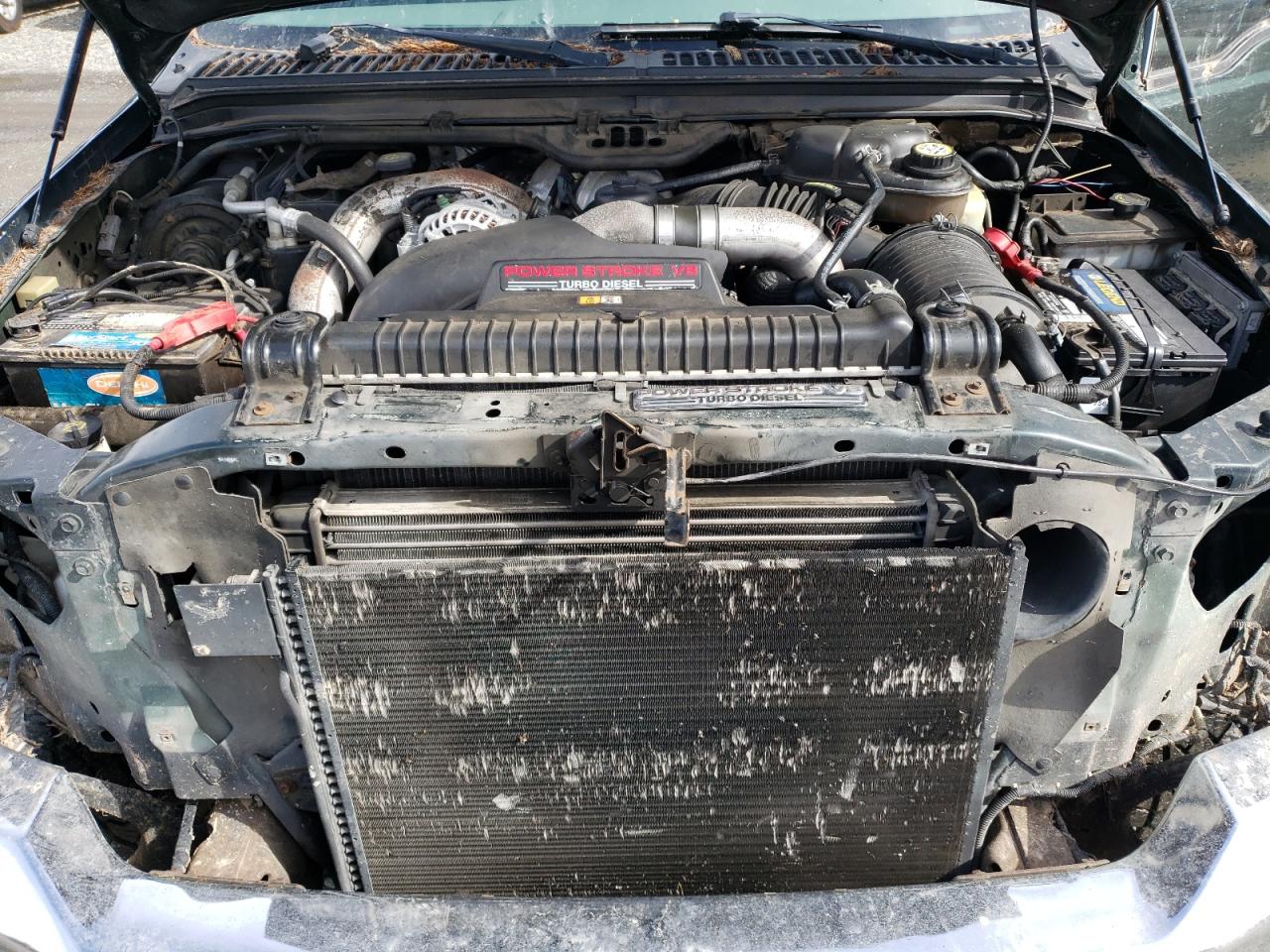 2003 Ford F350 VIN 1FTSW31P23EB52731 Copart auction photo, vandalism damage thumbnail 11
