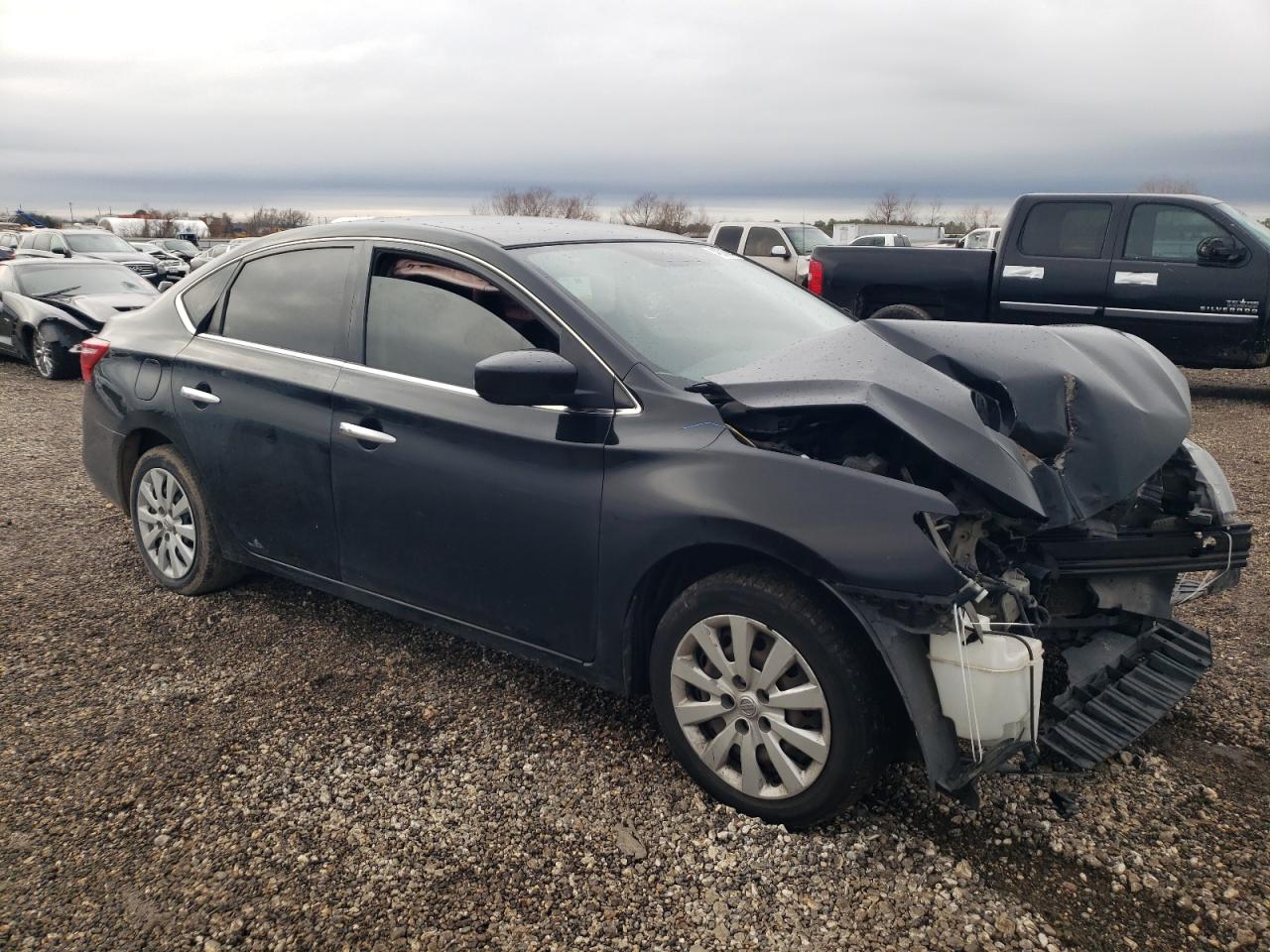2017 Nissan Sentra VIN 3N1AB7AP8HY267295 Copart auction photo, front end / mechanical damage thumbnail 4