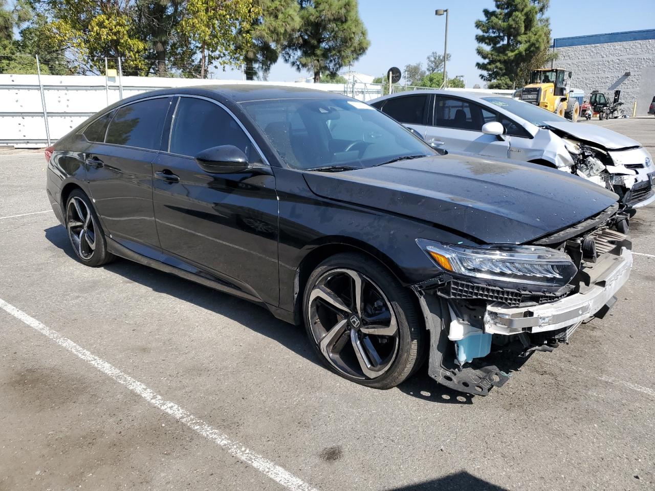 2022 Honda Accord VIN 1HGCV1F34NA097129 Copart auction photo, undercarriage / mechanical damage thumbnail 4