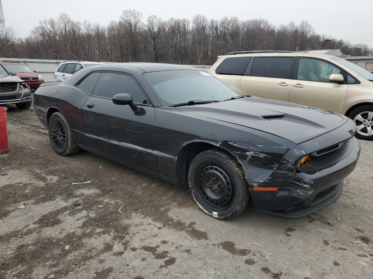 2021 Dodge Challenger VIN 2C3CDZAG1MH542571 Copart auction photo, side / front end damage thumbnail 4