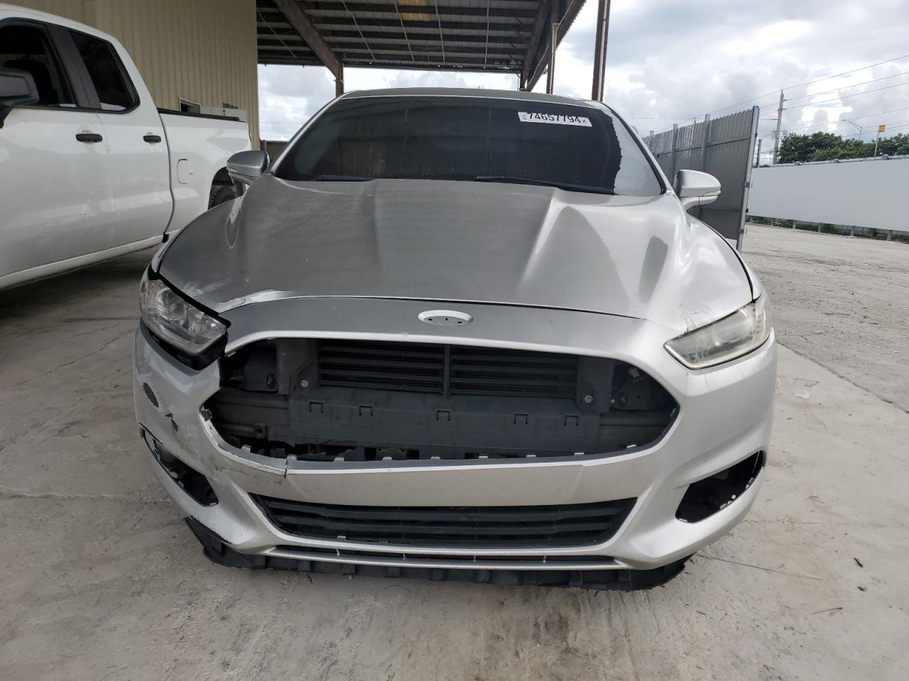 2014 Ford Fusion VIN 1FA6P0H79E5381273 Copart auction photo, front end damage thumbnail 5