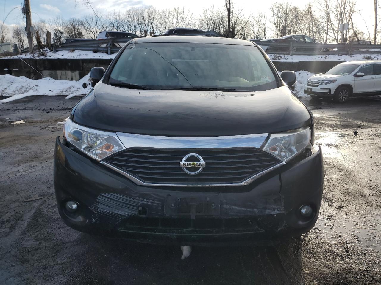 2015 Nissan Quest VIN JN8AE2KP9F9130783 Copart auction photo, front end / minor dent/scratches damage thumbnail 5