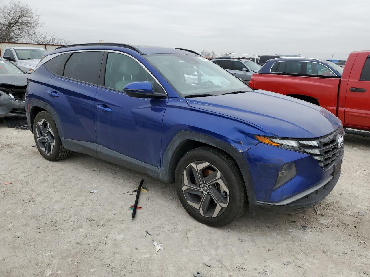 2023 Hyundai Tucson VIN 5NMJF3AE9PH229818 Copart auction photo, side damage thumbnail 4