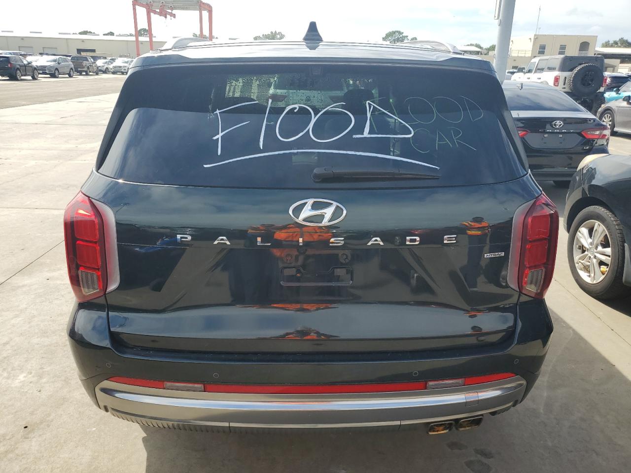 2023 Hyundai Palisade VIN KM8R7DGE7PU523462 Copart auction photo, water/flood damage thumbnail 6
