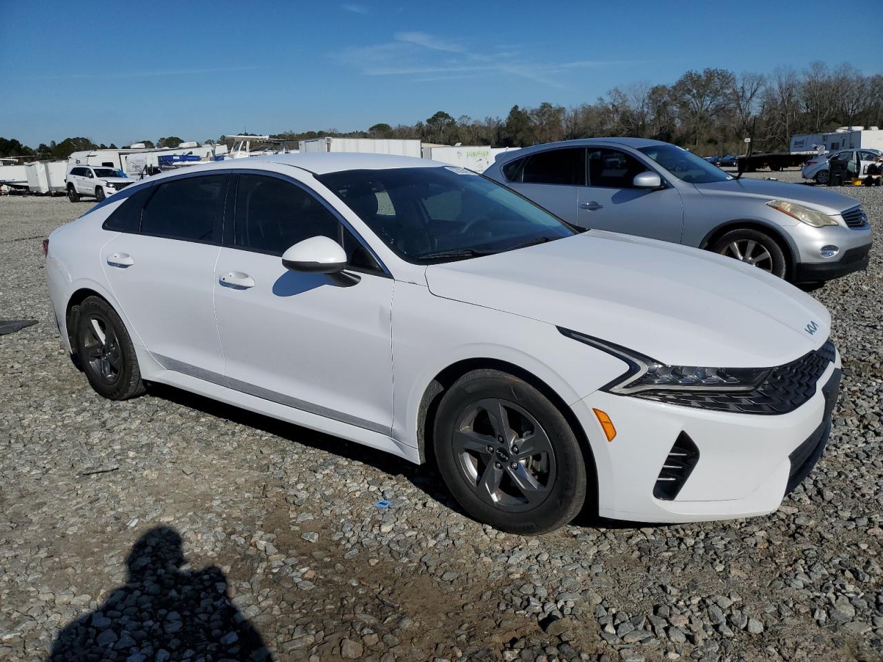 2022 KIA K5 VIN 5XXG14J2XNG139190 Copart auction photo, side / top/roof damage thumbnail 4