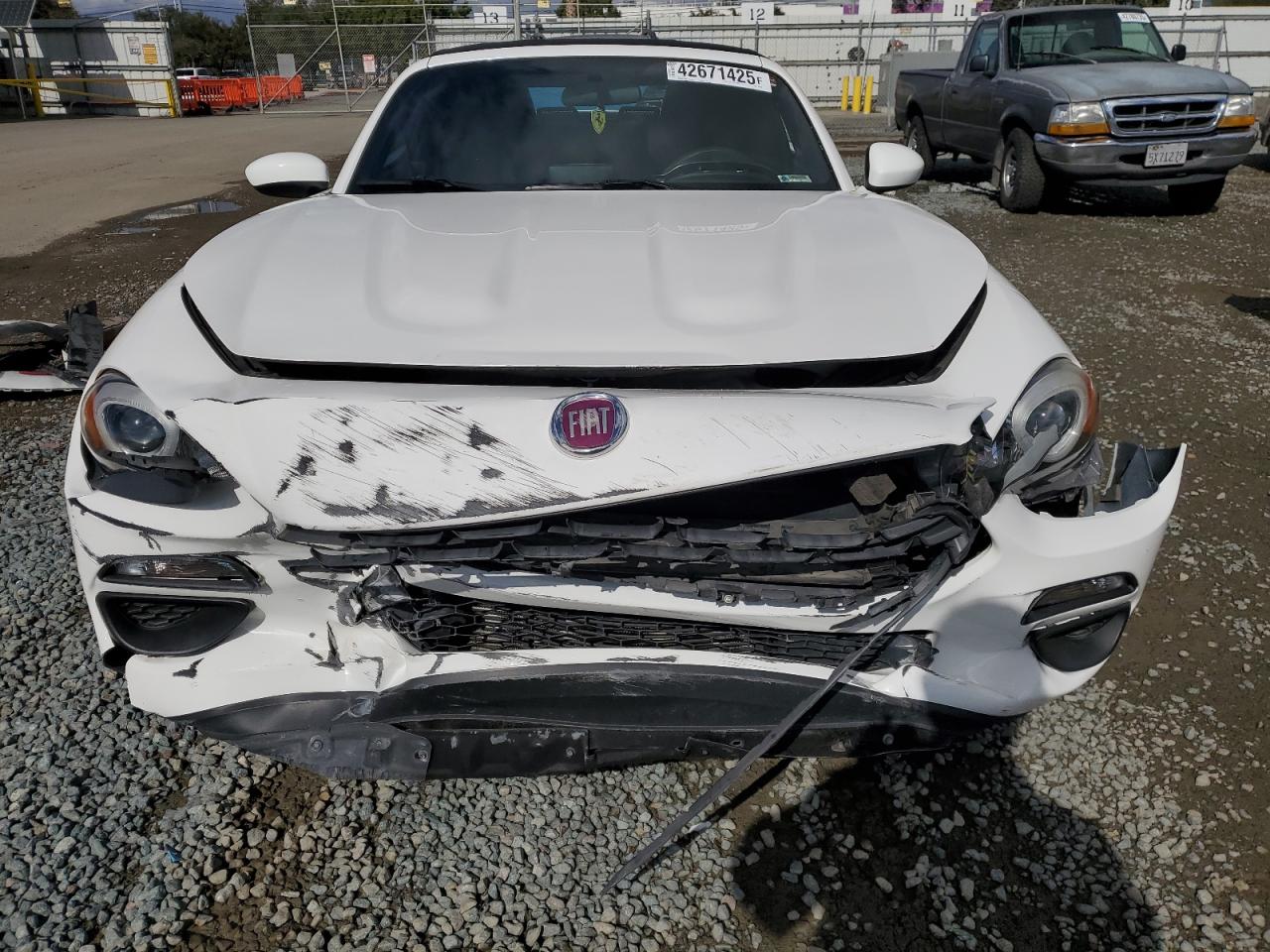 2017 Fiat 124 Spider VIN JC1NFAEKXH0129702 Copart auction photo, all over damage thumbnail 5