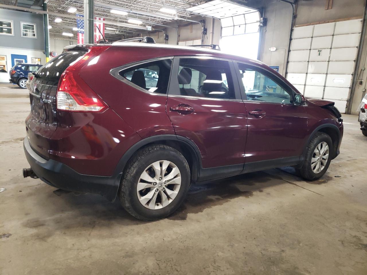 2014 Honda CR-V VIN 5J6RM4H53EL013733 Copart auction photo, front end damage thumbnail 3